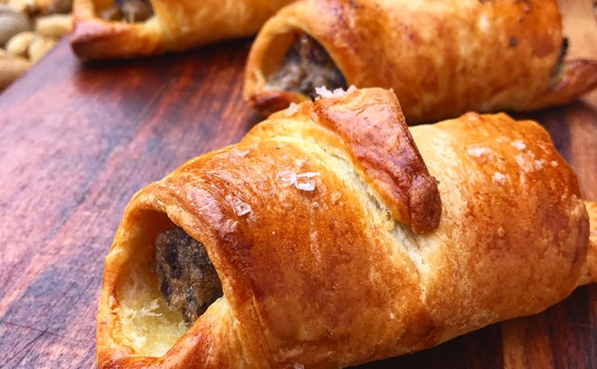 Black Pudding Sausage Croissant